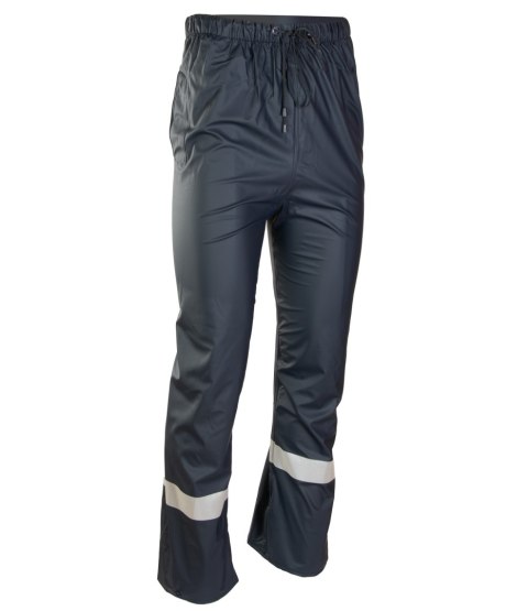 GROSVENOR PU SPODNIE DO PASA - Granatowy