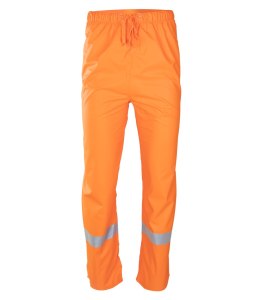 GROSVENOR PU SPODNIE DO PASA - Pomarańczowy