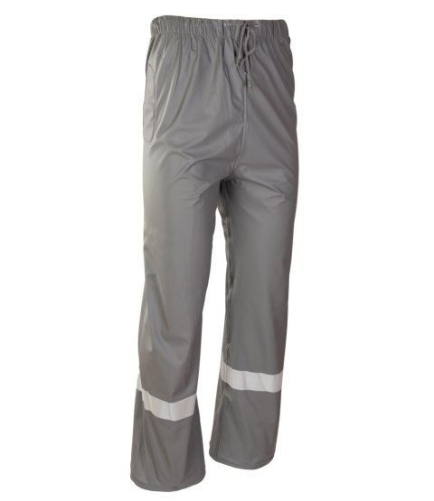 GROSVENOR PU SPODNIE DO PASA - Stalowy