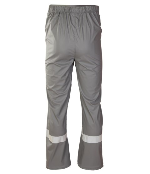 GROSVENOR PU SPODNIE DO PASA - Stalowy