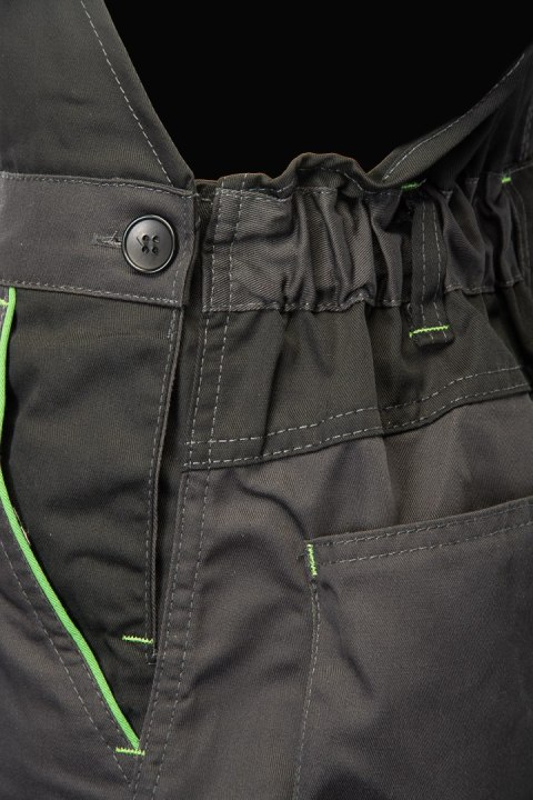 SEVEN KINGS SPODNIE OGRODNICZKI ONYX