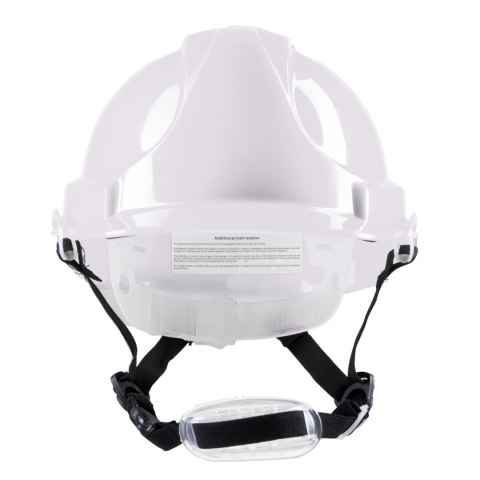 HEŁM ABS 4 PKT. PASEK PODBRÓDKOWY YS-4 - Biały 53-64