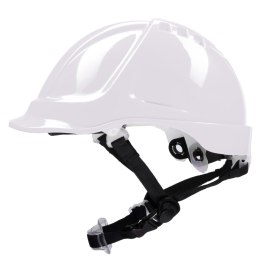 HEŁM ABS Z POKRĘTŁEM 4 PKT. PASEK PODBRÓDKOWY YS-7 - Biały 53-64