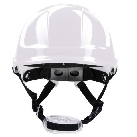 HEŁM ABS Z POKRĘTŁEM 4 PKT. PASEK PODBRÓDKOWY YS-7 - Biały 53-64