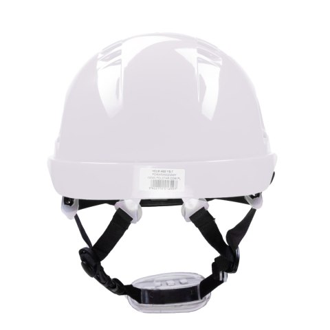 HEŁM ABS Z POKRĘTŁEM 4 PKT. PASEK PODBRÓDKOWY YS-7 - Biały 53-64