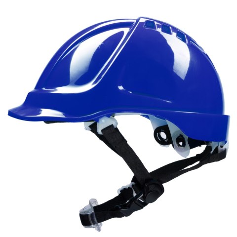 HEŁM ABS Z POKRĘTŁEM 4 PKT. PASEK PODBRÓDKOWY YS-7 - Niebieski 53-64