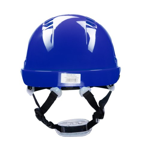 HEŁM ABS Z POKRĘTŁEM 4 PKT. PASEK PODBRÓDKOWY YS-7 - Niebieski 53-64