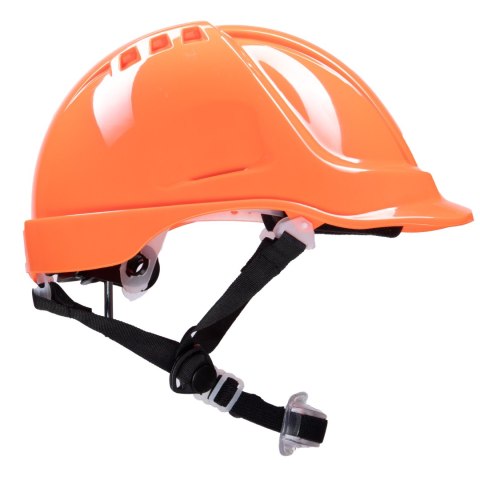 HEŁM ABS Z POKRĘTŁEM 4 PKT. PASEK PODBRÓDKOWY YS-7 - Pomarańczowy 53-64