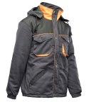 KURTKA - BRIXTON PRACTICAL Grafit/Pomarańcz