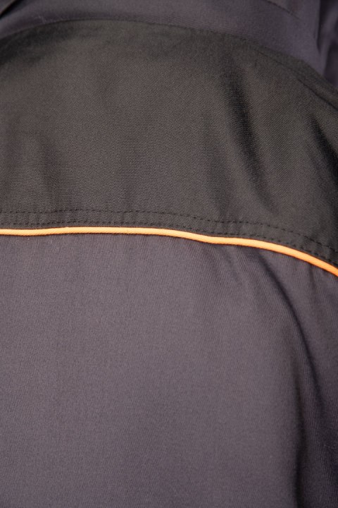 KURTKA - BRIXTON PRACTICAL Grafit/Pomarańcz