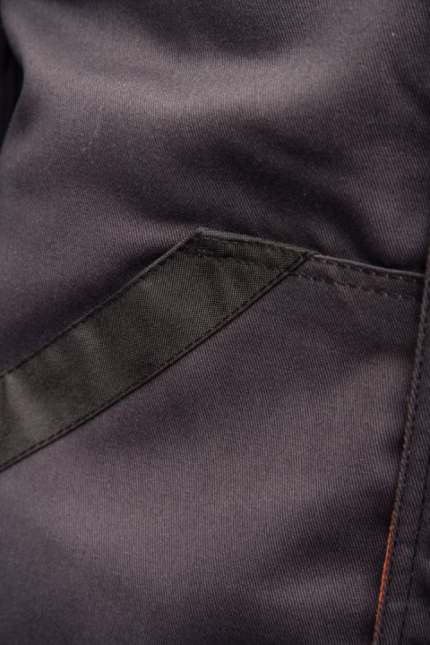 KURTKA - BRIXTON PRACTICAL Grafit/Pomarańcz