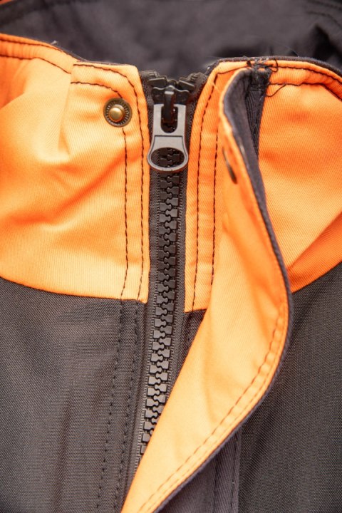 KURTKA - BRIXTON PRACTICAL Grafit/Pomarańcz