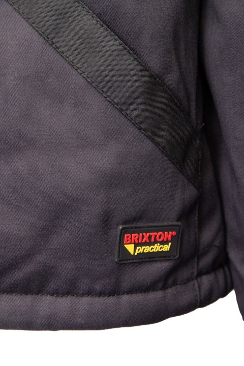 KURTKA - BRIXTON PRACTICAL Grafit/Pomarańcz