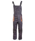 SPODNIE BRIXTON PRACTICAL OGRODNICZKI OCIEPLANE - Grafit/Pomarańcz