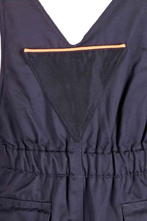 SPODNIE BRIXTON PRACTICAL OGRODNICZKI OCIEPLANE - Grafit/Pomarańcz