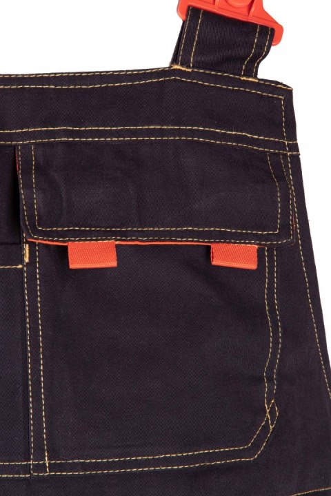 SPODNIE BRIXTON SPARK OGRODNICZKI OCIEPLANE - Granatowy