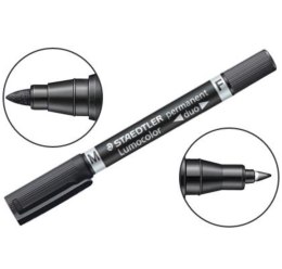 Foliopis LUMOCOLOR DUO czarny 348-9 STAEDTLER