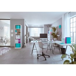 Segregator ringowy LEITZ A4 4DR/25mm turkusowy WOW 42420051 .