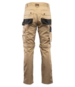 BRIXTON PRACTICAL SPODNIE DO PASA - ODPINANE NOGAWKI - BEŻOWY