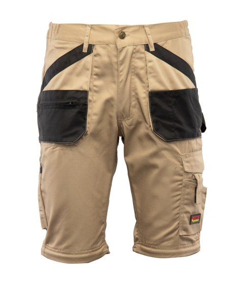 BRIXTON PRACTICAL SPODNIE DO PASA - ODPINANE NOGAWKI - BEŻOWY