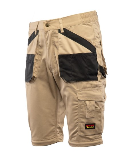 BRIXTON PRACTICAL SPODNIE DO PASA - ODPINANE NOGAWKI - BEŻOWY