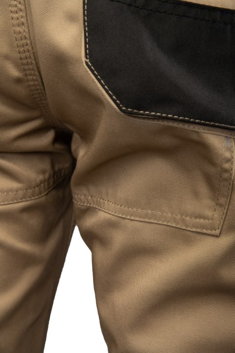 BRIXTON PRACTICAL SPODNIE DO PASA - ODPINANE NOGAWKI - BEŻOWY