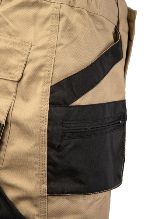 BRIXTON PRACTICAL SPODNIE DO PASA - ODPINANE NOGAWKI - BEŻOWY