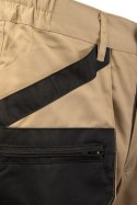 BRIXTON PRACTICAL SPODNIE DO PASA - ODPINANE NOGAWKI - BEŻOWY