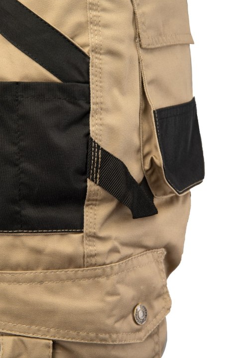 BRIXTON PRACTICAL SPODNIE DO PASA - ODPINANE NOGAWKI - BEŻOWY