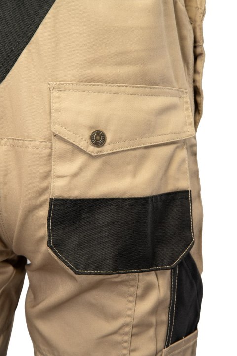 BRIXTON PRACTICAL SPODNIE OGRODNICZKI BEŻOWY