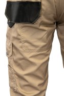BRIXTON PRACTICAL SPODNIE OGRODNICZKI BEŻOWY