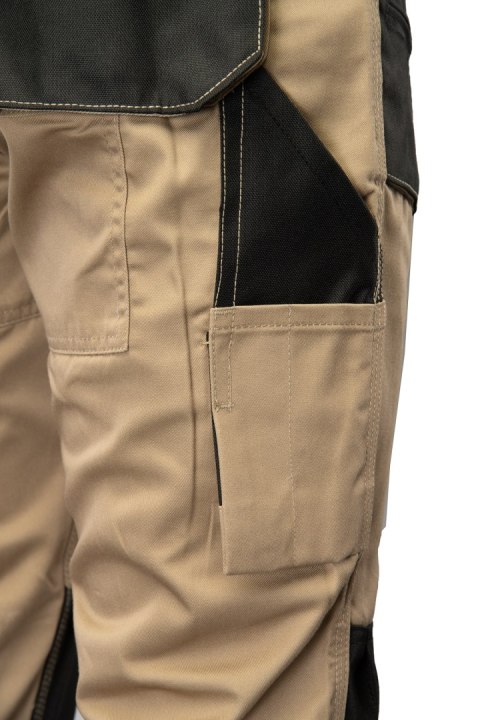 BRIXTON PRACTICAL SPODNIE OGRODNICZKI BEŻOWY