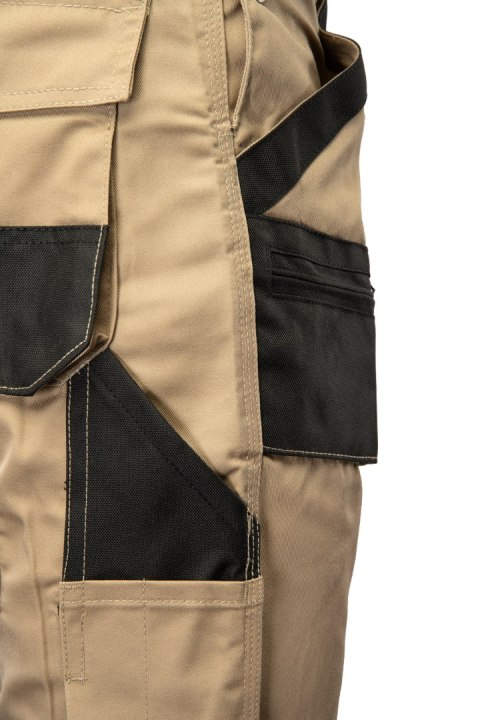 BRIXTON PRACTICAL SPODNIE OGRODNICZKI BEŻOWY