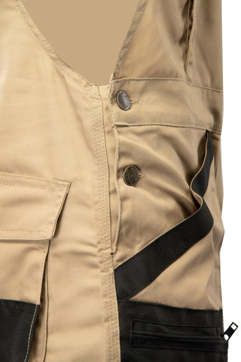 BRIXTON PRACTICAL SPODNIE OGRODNICZKI BEŻOWY