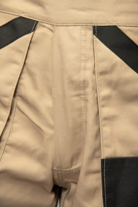 BRIXTON PRACTICAL SPODNIE OGRODNICZKI BEŻOWY