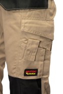 BRIXTON PRACTICAL SPODNIE OGRODNICZKI BEŻOWY
