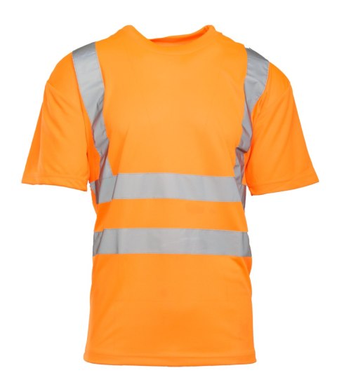 KOSZULKA BRIXTON FLASH Z PASAMI ODBLASKOWYMI KAT.II KL.2 BF009 - Pomarańczowy