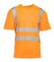 KOSZULKA BRIXTON FLASH Z PASAMI ODBLASKOWYMI KAT.II KL.2 BF009 - Pomarańczowy