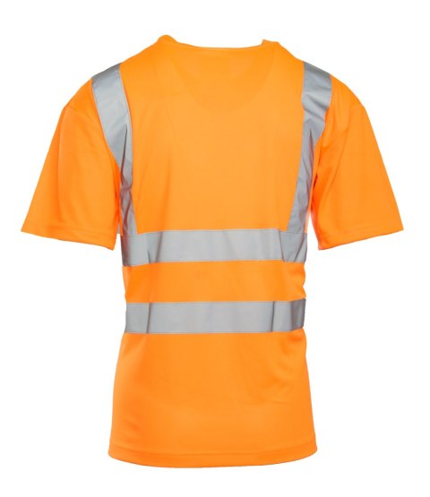 KOSZULKA BRIXTON FLASH Z PASAMI ODBLASKOWYMI KAT.II KL.2 BF009 - Pomarańczowy