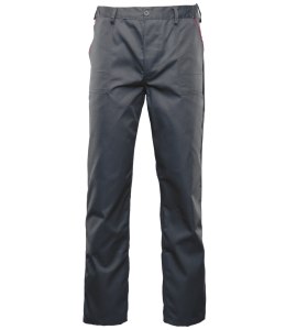 MAX - POPULAR SPODNIE DO PASA - STALOWY