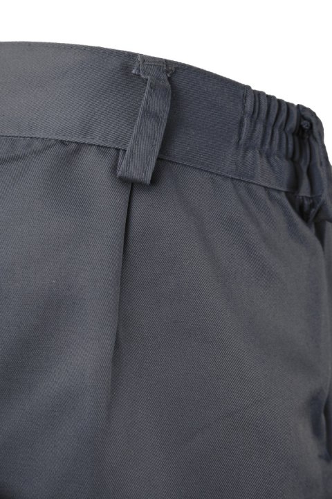 MAX - POPULAR SPODNIE DO PASA - STALOWY