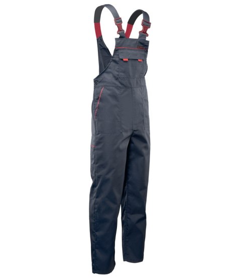 MAX - POPULAR SPODNIE OGRODNICZKI - Stalowy