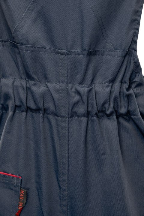 MAX - POPULAR SPODNIE OGRODNICZKI - Stalowy