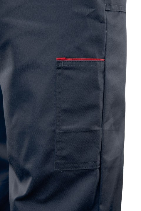 MAX - POPULAR SPODNIE OGRODNICZKI - Stalowy