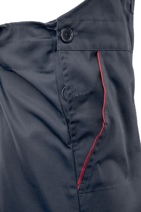 MAX - POPULAR SPODNIE OGRODNICZKI - Stalowy