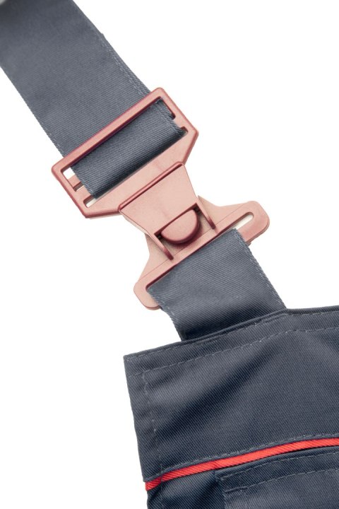 MAX - POPULAR SPODNIE OGRODNICZKI - Stalowy