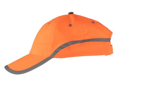 CZAPKA BASEBALL ODBLASK - Pomarańczowy uniwersalny