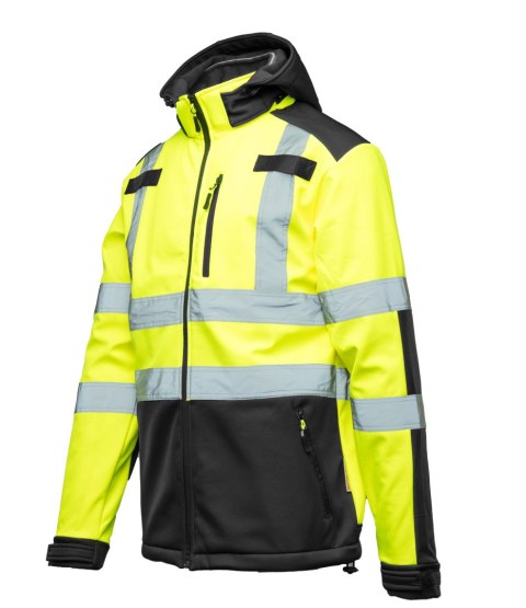 SOFTSHELL BRIXTON FLASH WSTAWKA GRANAT BF005 Z PASAMI ODBLASK. KAT 2 klasa2