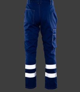 BRIXTON CLASSIC WAIST PANTS ODBLASK - Niebieski