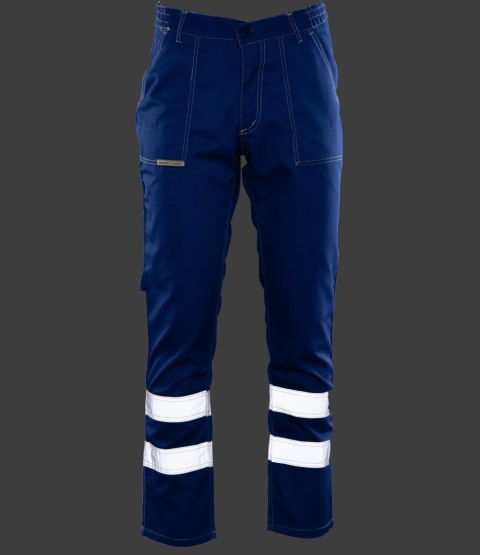 BRIXTON CLASSIC WAIST PANTS ODBLASK - Niebieski